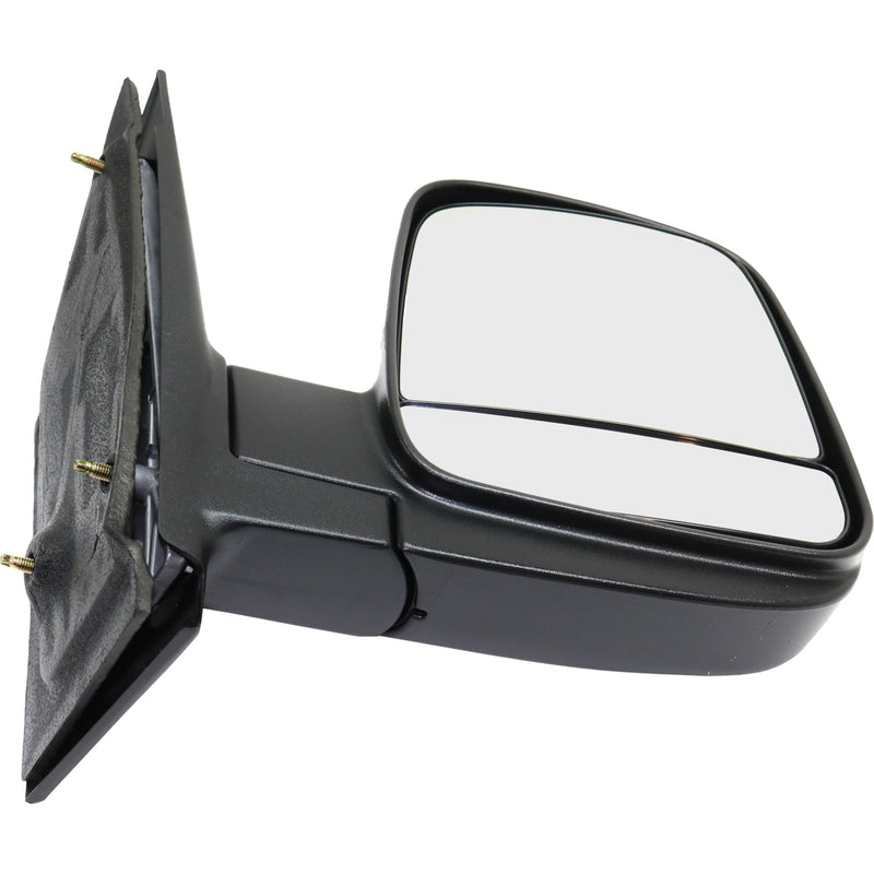 Driver and Passenger Side Mirrors, Manual Adjust, Non-Heated, Manual Folding, Textured Black, with Blind Spot Glass, with Commercial Cutaway Chassis | GM1320395,GM1321395