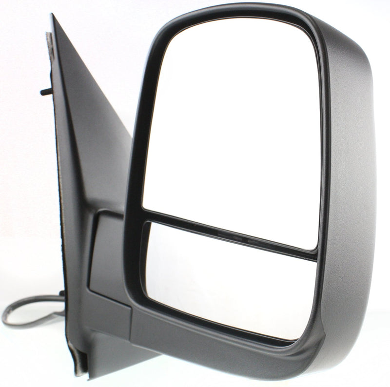 Driver and Passenger Side Mirrors, Power, Heated, Manual Folding, Textured Black, without Signal Light | GM1320396,GM1321396
