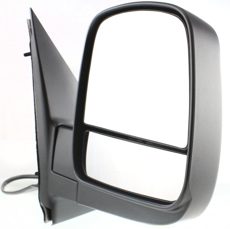 Driver and Passenger Side Mirrors, Power, Heated, Manual Folding, Textured Black, without Signal Light | GM1320396,GM1321396