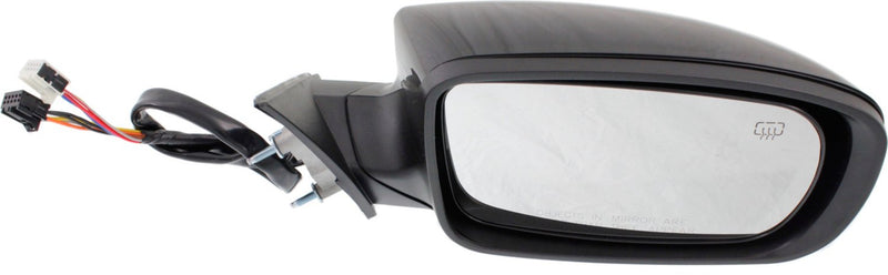 Driver and Passenger Side Mirrors, Power, Heated, Manual Folding, Paintable, with Memory, without Auto-Dimming, without Blind Spot Feature | CH1321397,CH1320397