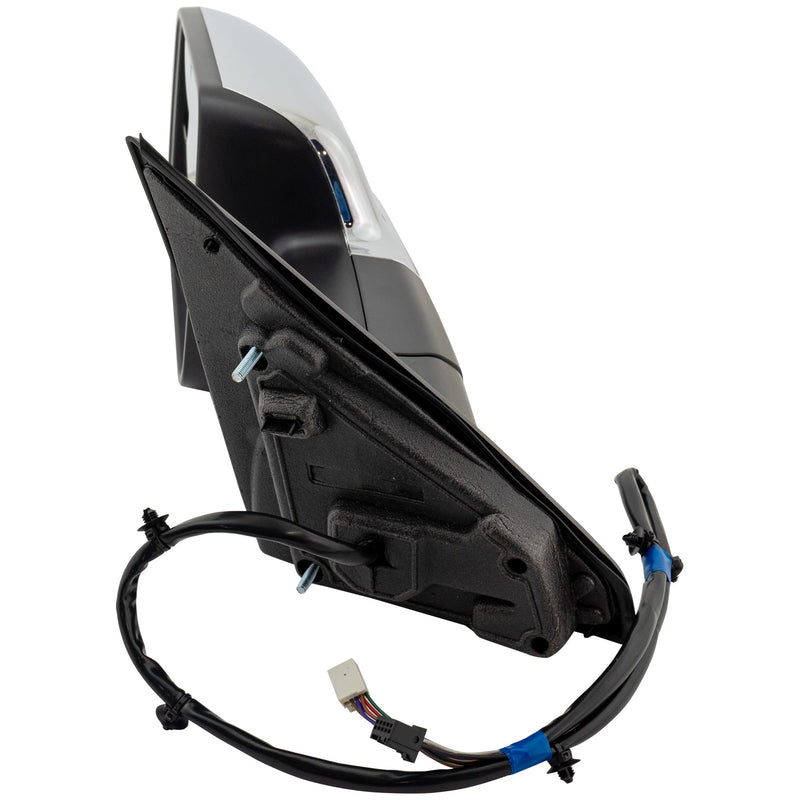 Driver And Passenger Side Mirrors Power Heated Power Folding Chrome With Blind Spot Glass | CH1321474,CH1320474