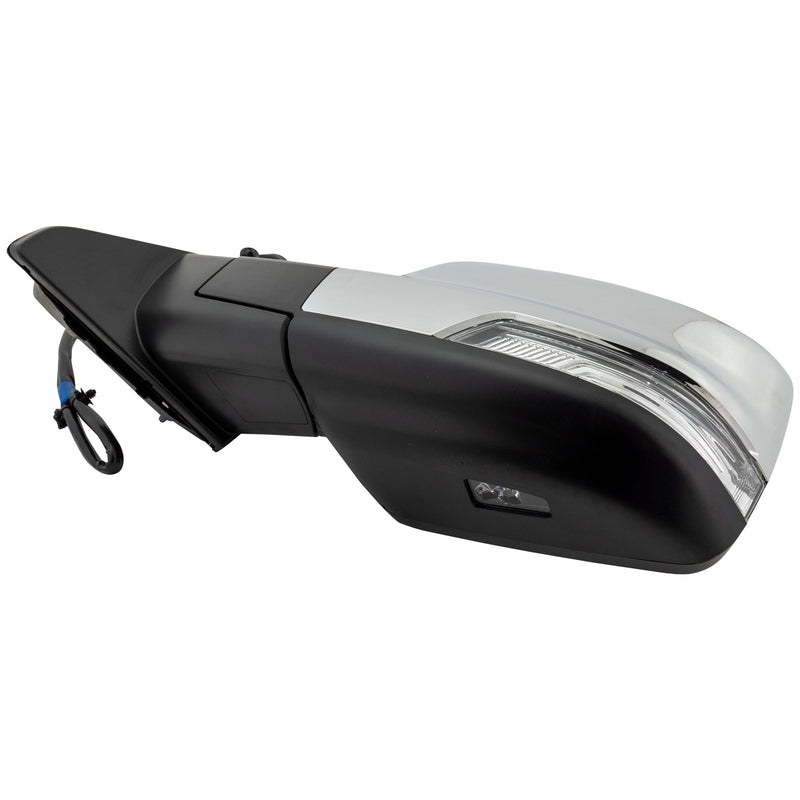 Driver And Passenger Side Mirrors Power Heated Power Folding Chrome With Blind Spot Glass | CH1321474,CH1320474