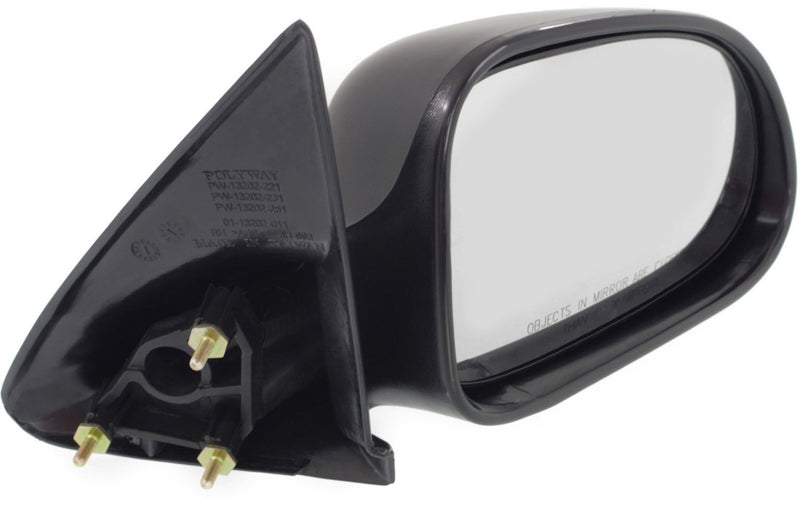 Driver and Passenger Side Mirrors, Manual Adjust, Non-Folding, Non-Heated, Textured Black, Without Signal Light, Without memory, Without Puddle Light, Without Auto-Dimming, Without Blind Spot Feature | CH1320174,CH1321174