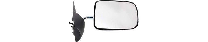 Driver And Passenger Side Mirrors Power Non-Heated Manual Folding Chrome Black Base Convex Glass(Rh) Flat Glass(Lh) | CH1320132,CH1321132