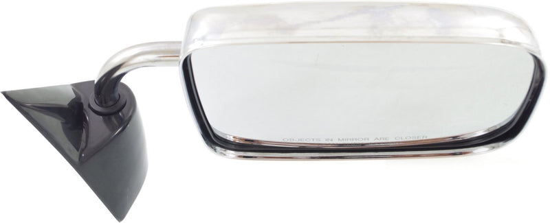 Driver and Passenger Side Mirrors, Manual Adjust, Manual Folding, Non-Heated, Chrome, Without Signal Light, Without memory, Without Puddle Light, Without Auto-Dimming, Without Blind Spot Feature | CH1320166,CH1320165,CH1321166,CH1321165