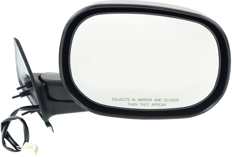 Driver and Passenger Side Mirrors, Power, Manual Folding, Non-Heated, Textured Black, Without Signal Light, Without memory, Without Puddle Light, Without Auto-Dimming, Without Blind Spot Feature | CH1320160,CH1321160