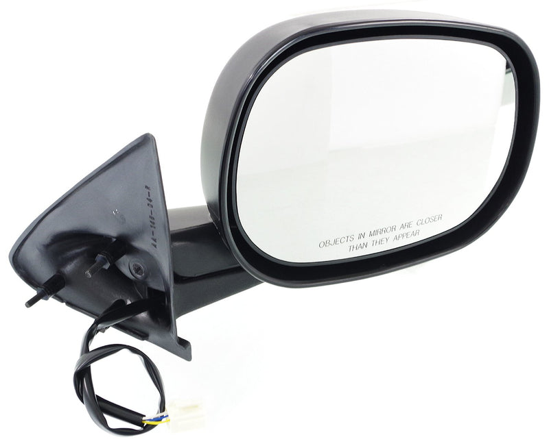 Driver and Passenger Side Mirrors, Power, Manual Folding, Non-Heated, Textured Black, Without Signal Light, Without memory, Without Puddle Light, Without Auto-Dimming, Without Blind Spot Feature | CH1320160,CH1321160