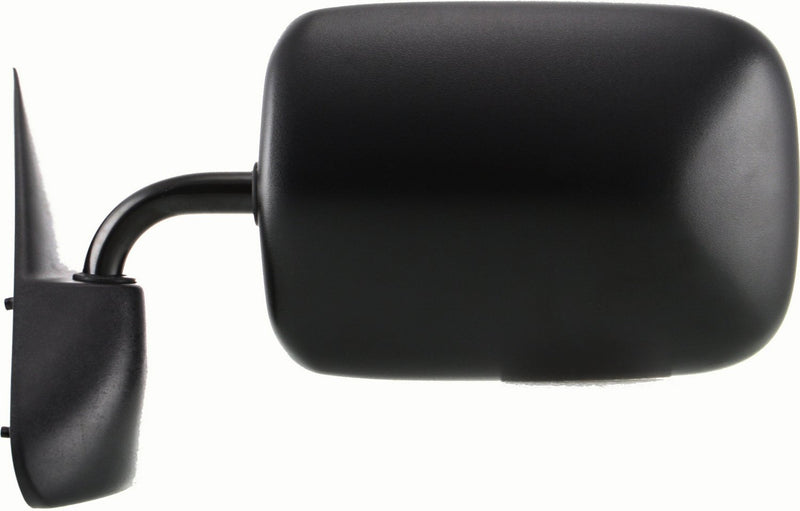 Driver and Passenger Side Mirrors, Manual Adjust, Non-Heated, Manual Folding, Textured Black, Old Body Style | CH1320114,CH1321114