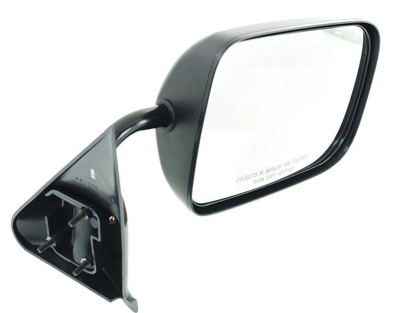 Driver and Passenger Side Mirrors, Manual Adjust, Non-Heated, Manual Folding, Textured Black, Old Body Style | CH1320114,CH1321114