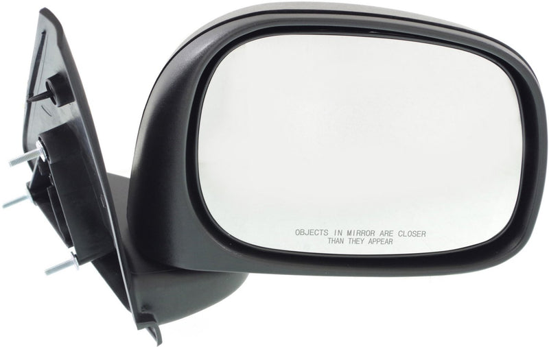 Driver and Passenger Side Non-Towing Mirrors, Manual Adjust, Manual Folding, Non-Heated, Textured Black, Without Signal Light, Without memory, Without Puddle Light, Without Auto-Dimming | CH1320202,CH1321202