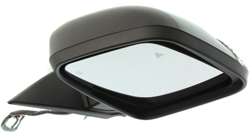 Driver and Passenger Side Mirrors, Power, Heated, Manual Folding, Paintable, In-housing Signal Light, with Blind Spot Detection in Glass | CH1320419,CH1321419