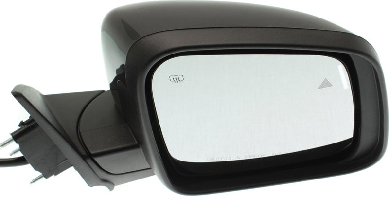 Driver and Passenger Side Mirrors, Power, Heated, Manual Folding, Paintable, In-housing Signal Light, with Blind Spot Detection in Glass | CH1320419,CH1321419