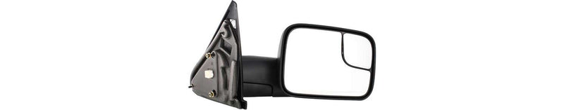 Driver and Passenger Side Towing Mirror, Power, Manual Folding, Heated, Textured Black, Without Signal Light, Without memory, Without Puddle Light, Without Auto-Dimming, With Blind Spot Glass | CH1320228,CH1321228