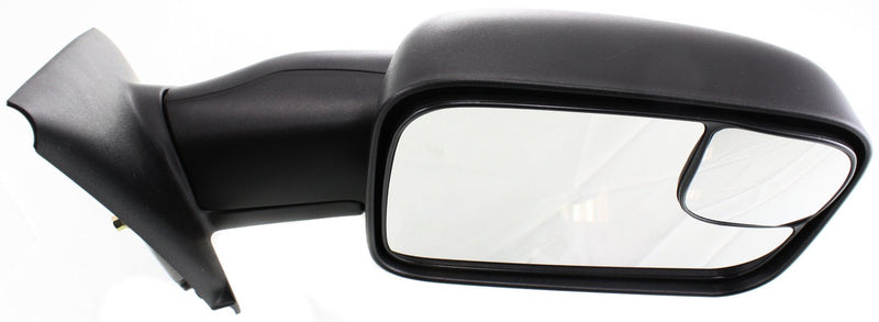 Driver and Passenger Side Towing Mirrors, Manual Adjust, Manual Folding, Non-Heated, Textured Black, Without Signal Light, Without memory, Without Puddle Light, Without Auto-Dimming | CH1320227,CH1321227