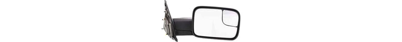 Driver and Passenger Side Towing Mirrors, Manual Adjust, Manual Folding, Non-Heated, Textured Black, Without Signal Light, Without memory, Without Puddle Light, Without Auto-Dimming | CH1320227,CH1321227