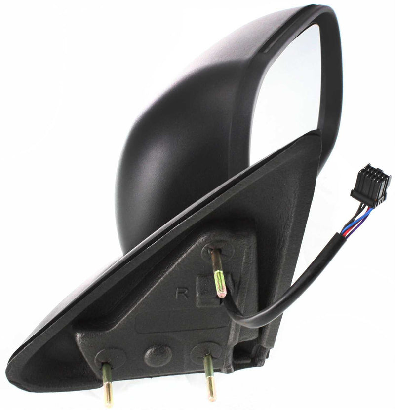 Driver and Passenger Side Mirrors, Power, Manual Folding, Heated, Textured Black, Without Signal Light, Without memory, Without Puddle Light, Without Auto-Dimming, Without Blind Spot Feature | CH1320237,CH1321237