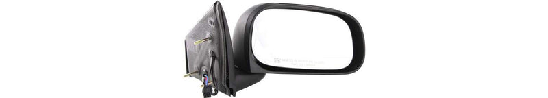 Driver and Passenger Side Mirrors, Power, Manual Folding, Heated, Textured Black, Without Signal Light, Without memory, Without Puddle Light, Without Auto-Dimming, Without Blind Spot Feature | CH1320217,CH1321217