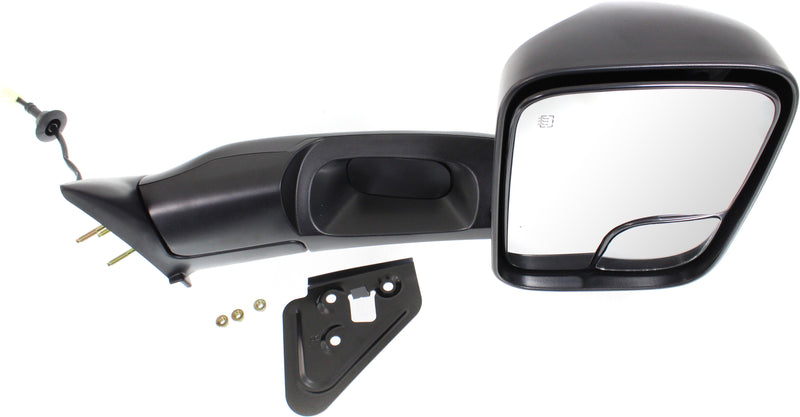 Towing Mirror Power Manual Folding Heated Textured Black w/Blind Spot Glass | CH1320307,CH1321307