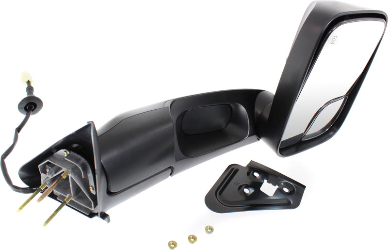 Towing Mirror Power Manual Folding Heated Textured Black w/Blind Spot Glass | CH1320307,CH1321307