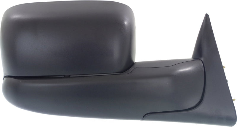 Driver and Passenger Side Towing Mirrors, Manual Adjust, Non-Heated, Manual Folding, Textured Black, with Blind Spot Glass and Brackets, Old Body Style | CH1320332,CH1321332