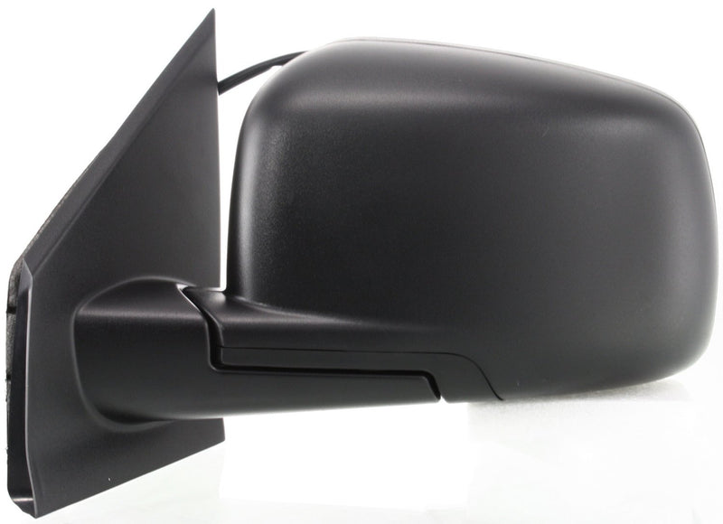 Driver and Passenger Side Mirrors, Power, Manual Folding, Heated, Textured Black, Without Signal Light, Without memory, Without Puddle Light, Without Auto-Dimming, Without Blind Spot Feature | CH1320301,CH1321301