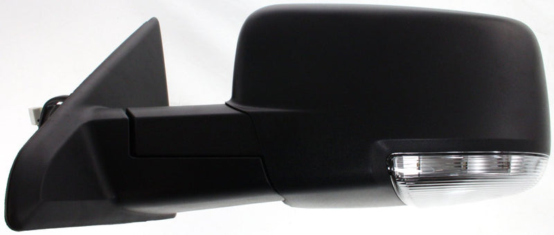 Driver and Passenger Side Mirrors, Power, Heated, Manual Folding, Textured Black, In-housing Signal Light | CH1320304,CH1321304