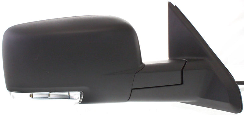 Driver and Passenger Side Mirrors, Power, Heated, Manual Folding, Textured Black, In-housing Signal Light | CH1320304,CH1321304