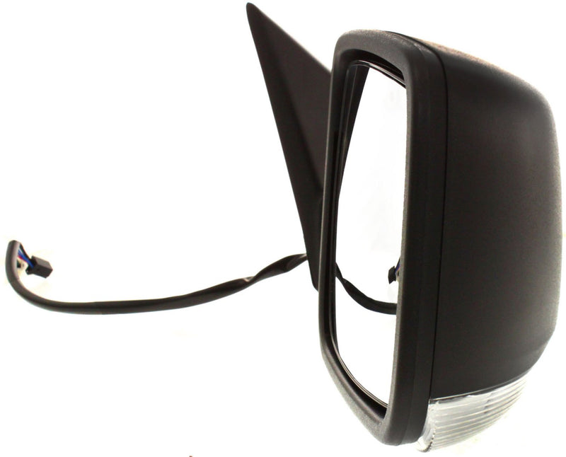 Driver and Passenger Side Mirrors, Power, Heated, Manual Folding, Textured Black, In-housing Signal Light | CH1320304,CH1321304
