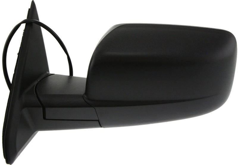 Driver and Passenger Side Non-Towing Mirrors, Power, Manual Folding, Heated, Textured Black, Without Signal Light, Without memory, Without Puddle Light, Without Auto-Dimming | CH1320303,CH1321303