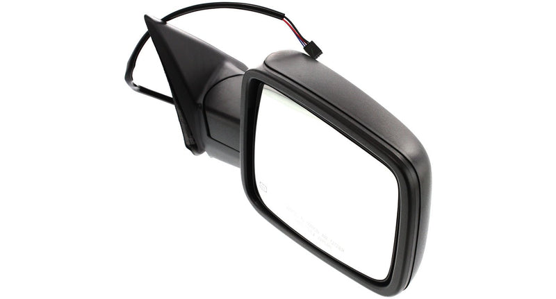 Driver and Passenger Side Non-Towing Mirrors, Power, Manual Folding, Heated, Textured Black, Without Signal Light, Without memory, Without Puddle Light, Without Auto-Dimming | CH1320303,CH1321303