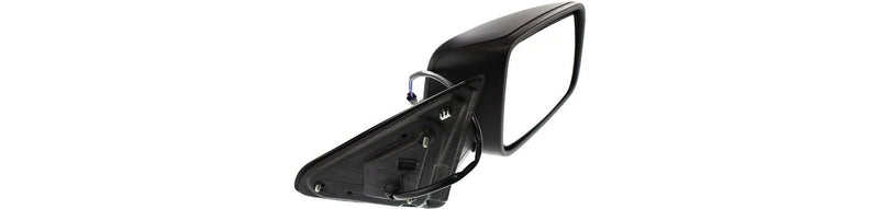 Driver and Passenger Side Non-Towing Mirrors, Power, Manual Folding, Heated, Textured Black, Without Signal Light, Without memory, Without Puddle Light, Without Auto-Dimming | CH1320303,CH1321303