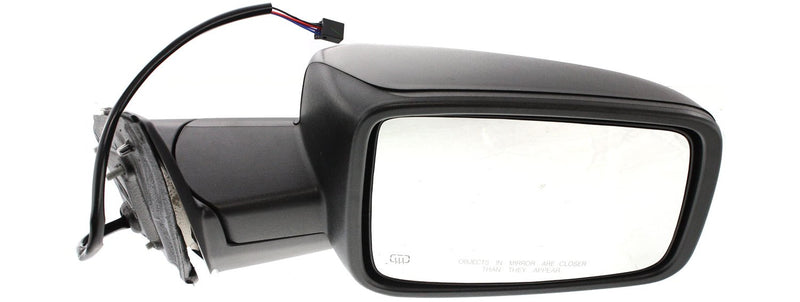 Driver and Passenger Side Non-Towing Mirrors, Power, Manual Folding, Heated, Textured Black, Without Signal Light, Without memory, Without Puddle Light, Without Auto-Dimming | CH1320303,CH1321303