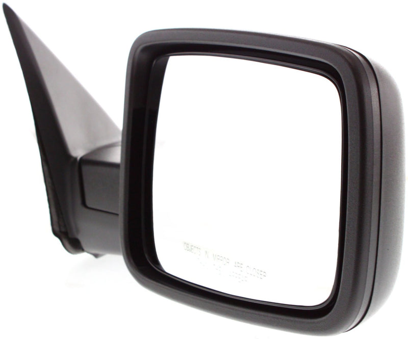 Driver and Passenger Side Mirrors, Manual Adjust, Non-Heated, Manual Folding, Textured Black | CH1320308,CH1321308