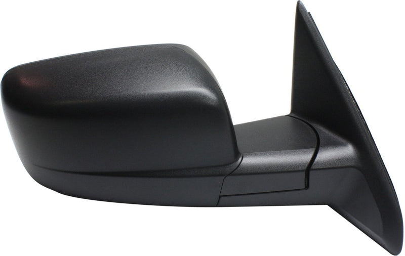 Driver and Passenger Side Non-Towing Mirrors, Manual Adjust, Non-Heated, Manual Folding, Textured Black, Left - with Temperature Sensor, Right - without Temperature Sensor | CH1321353,CH1320353