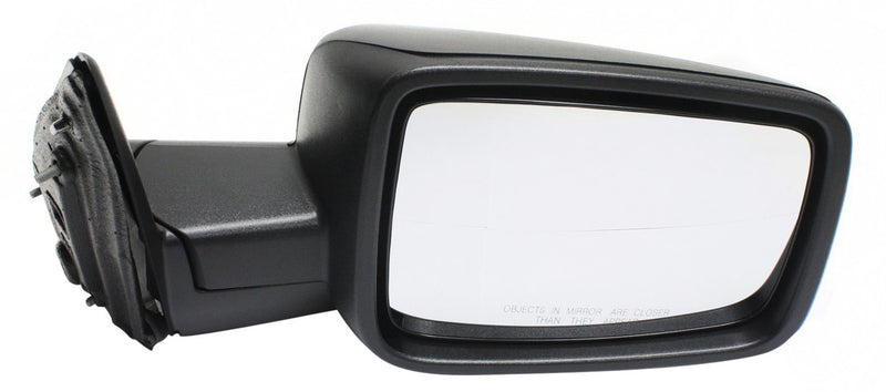 Driver and Passenger Side Non-Towing Mirrors, Manual Adjust, Non-Heated, Manual Folding, Textured Black, Left - with Temperature Sensor, Right - without Temperature Sensor | CH1321353,CH1320353