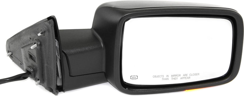 Driver and Passenger Side Non-Towing Mirrors, Power, Power Folding, Heated, Textured Black, In-housing Signal Light, Without memory, With Puddle Light, Without Auto-Dimming | CH1320355,CH1321355