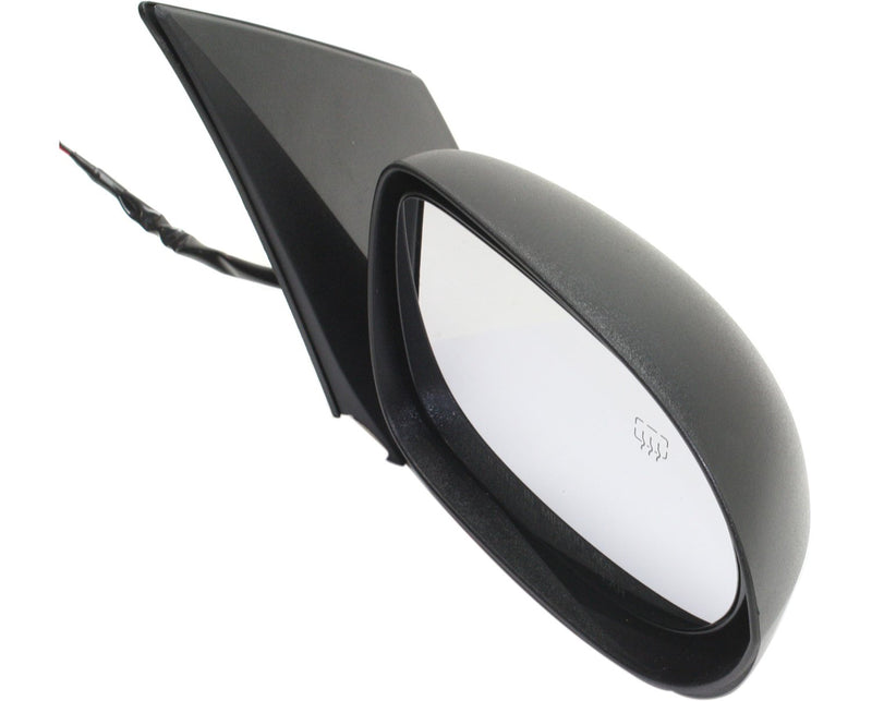 Driver and Passenger Side Mirrors, Power, Non-Folding, Heated, Textured Black, Without Signal Light, Without memory, Without Puddle Light, Without Auto-Dimming, Without Blind Spot Feature
