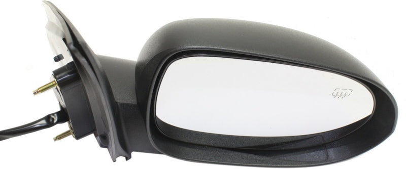 Driver and Passenger Side Mirrors, Power, Non-Folding, Heated, Textured Black, Without Signal Light, Without memory, Without Puddle Light, Without Auto-Dimming, Without Blind Spot Feature