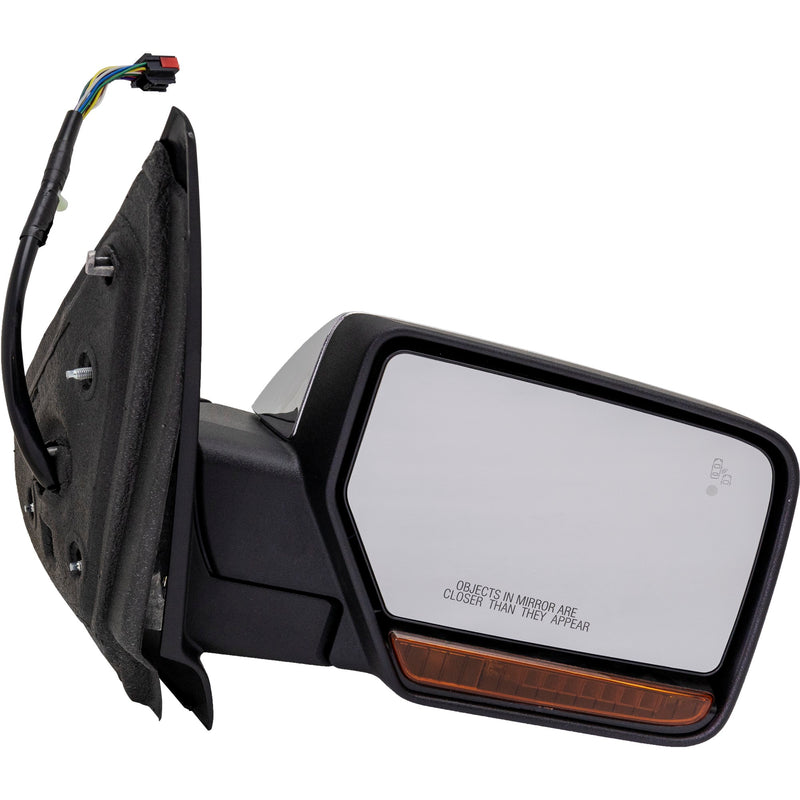 Non-Towing Mirrors Power Power Folding Heated Chrome In-housing Signal Light | FO1321507,FO1320507