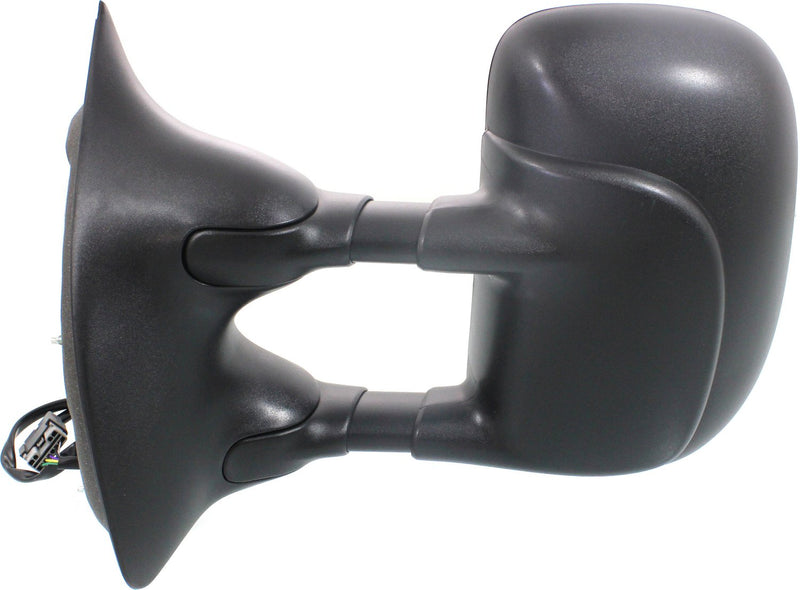 Driver and Passenger Side Towing Mirrors, Power, Manual Folding, Heated, Paintable, Without Signal Light, Without memory, Without Puddle Light, Without Auto-Dimming | FO1320218,FO1321218