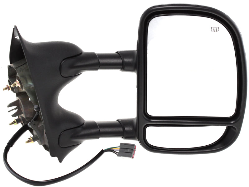 Driver and Passenger Side Towing Mirrors, Power, Manual Folding, Heated, Paintable, Without Signal Light, Without memory, Without Puddle Light, Without Auto-Dimming | FO1320218,FO1321218