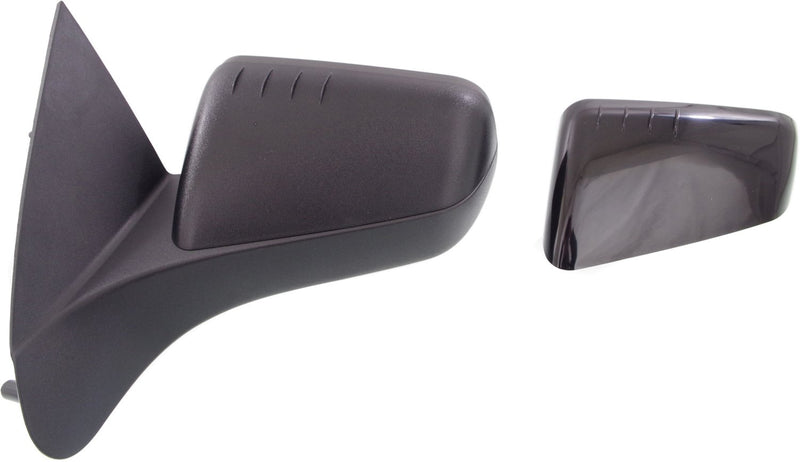 Driver and Passenger Side Mirrors, Power, Non-Folding, Heated, With 1 Paintable and 1 Textured Black Cap, Without Signal Light, Memory, Puddle Light, Auto-Dimming, and Blind Spot Feature | FO1320317,FO1320331,FO1321317,FO1321331