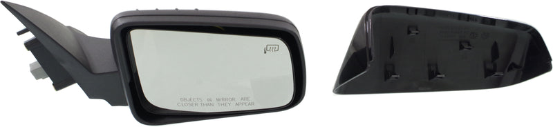 Driver and Passenger Side Mirrors, Power, Non-Folding, Heated, With 1 Paintable and 1 Textured Black Cap, Without Signal Light, Memory, Puddle Light, Auto-Dimming, and Blind Spot Feature | FO1320317,FO1320331,FO1321317,FO1321331