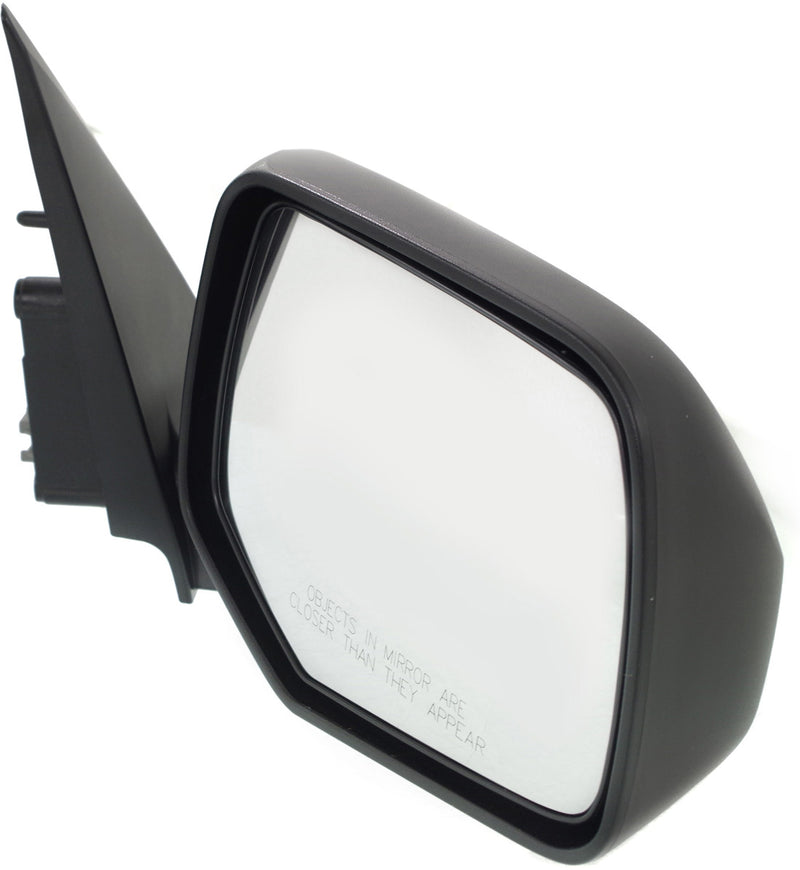 Driver and Passenger Side Mirrors, Power, Manual Folding, Heated, Textured Black, Without Signal Light, Without memory, Without Puddle Light, Without Auto-Dimming, Without Blind Spot Feature | FO1320291,FO1320351,FO1321291,FO1321351