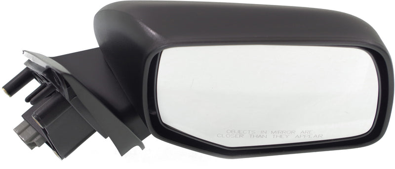 Driver and Passenger Side Mirrors, Power, Manual Folding, Heated, Textured Black, Without Signal Light, Without memory, Without Puddle Light, Without Auto-Dimming, Without Blind Spot Feature | FO1320291,FO1320351,FO1321291,FO1321351