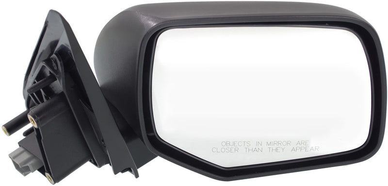 Driver and Passenger Side Mirrors, Power, Manual Folding, Heated, Textured Black, Without Signal Light, Without memory, Without Puddle Light, Without Auto-Dimming, Without Blind Spot Feature | FO1320291,FO1320351,FO1321291,FO1321351