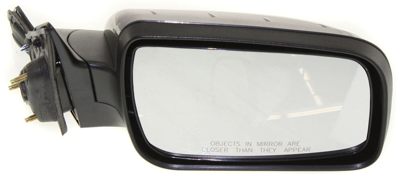 Driver and Passenger Side Mirrors, Power, Non-Heated, Manual Folding, Paintable