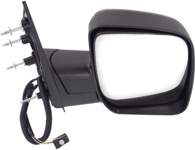 Driver and Passenger Side Mirrors, Power, Manual Folding, Non-Heated, Textured Black, Without Signal Light, Without memory, Without Puddle Light, Without Auto-Dimming | FO1320338,FO1321338