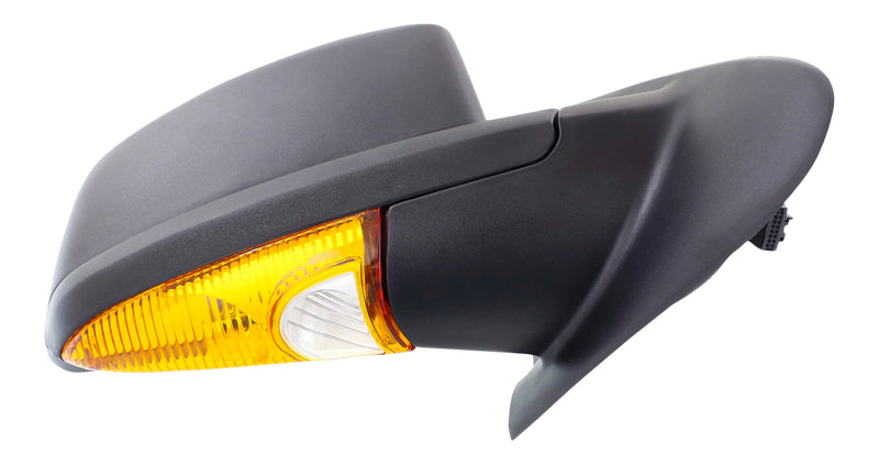 Driver and Passenger Side Non-Towing Mirrors, Power, Manual Folding, Heated, Textured Black, In-housing Signal Light, Without memory, With Puddle Light, Without Auto-Dimming | FO1320339,FO1321339