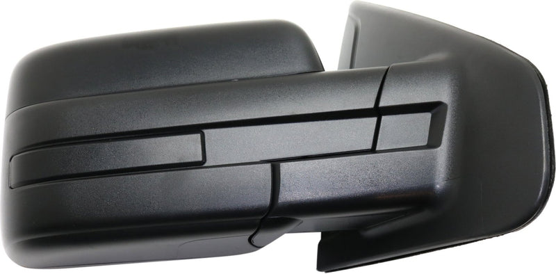 Driver and Passenger Side Non-Towing Mirrors, Manual Adjust, Manual Folding, Non-Heated, Textured Black, Without Signal Light, Without memory, Without Puddle Light, Without Auto-Dimming
